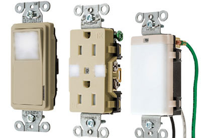 Hubbell LED Nightlight Wiring Devices