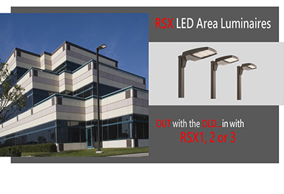RSX LED Luminaires: Out with the Old in with RSX1, 2 or 3!