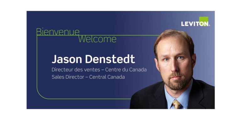 Leviton Canada Welcomes New Sales Director Jason Denstedt to the Team