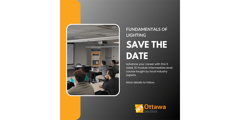IES Ottawa 2024 Course: Fundamentals of Lighting