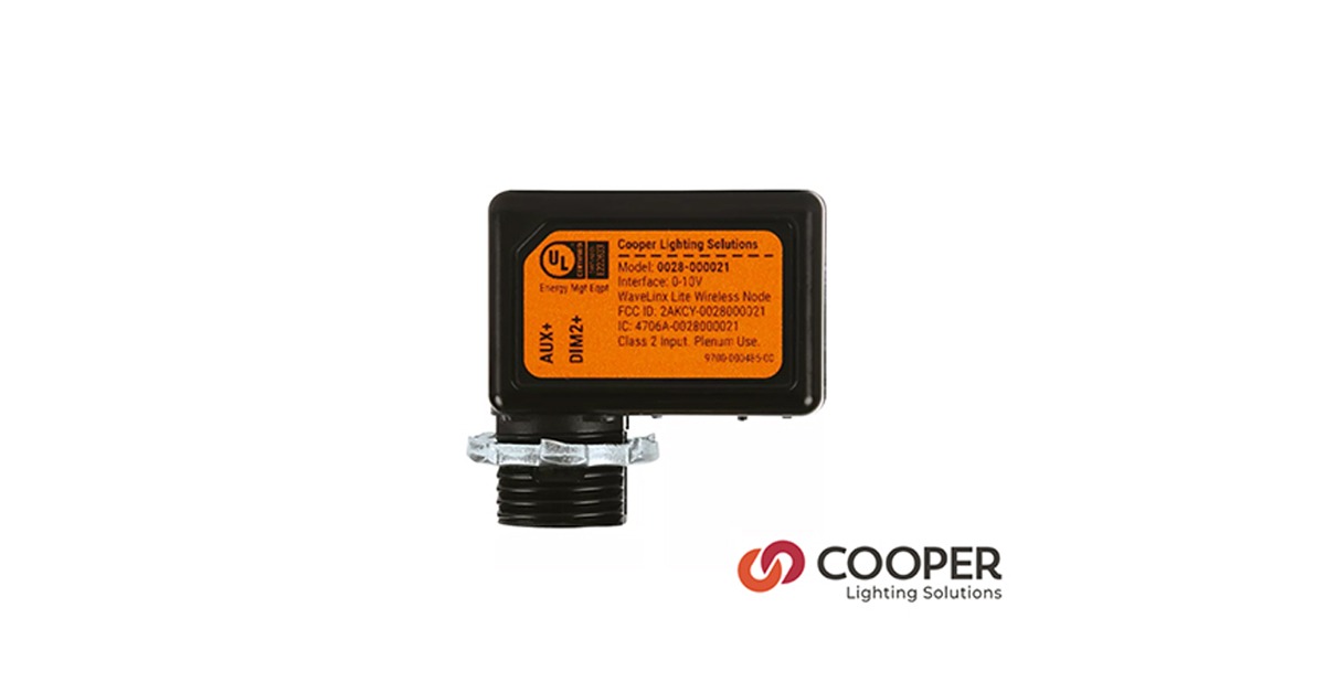 WaveLinx LITE Node from Cooper Lighting Solutions