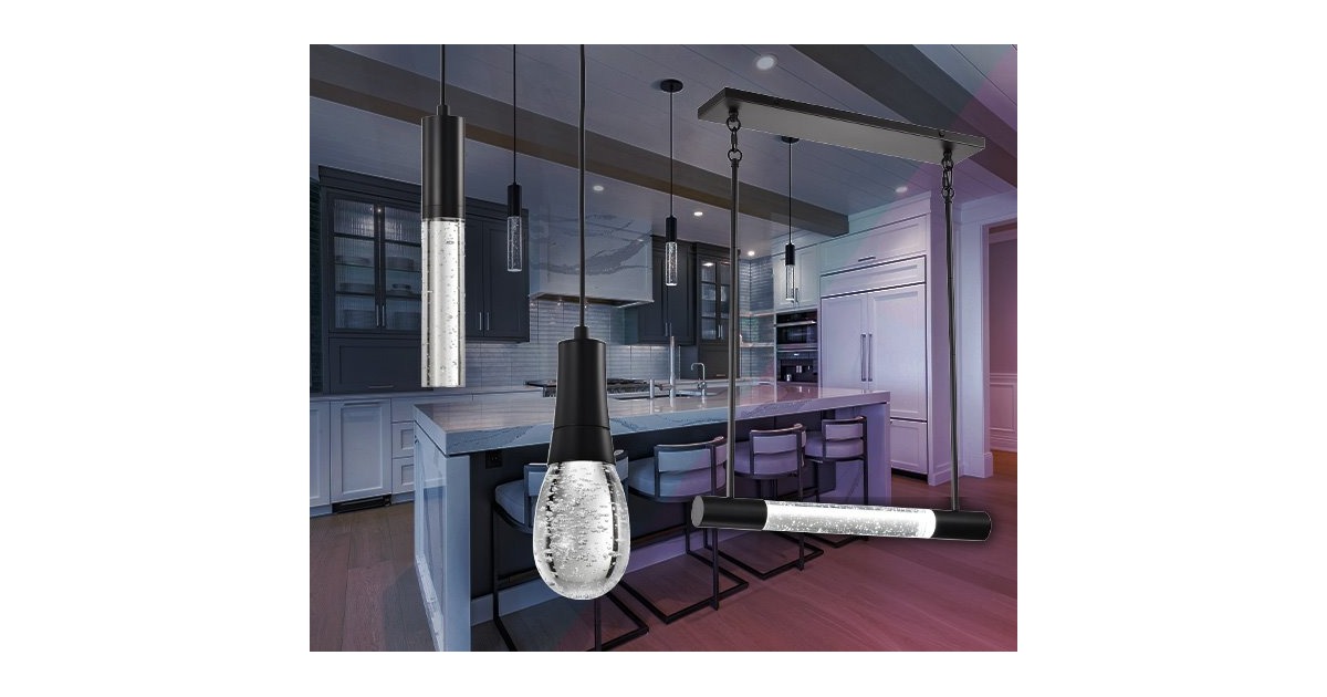 SATCO|NUVO: Lacey Collection LED Smart Color-Changing Pendants